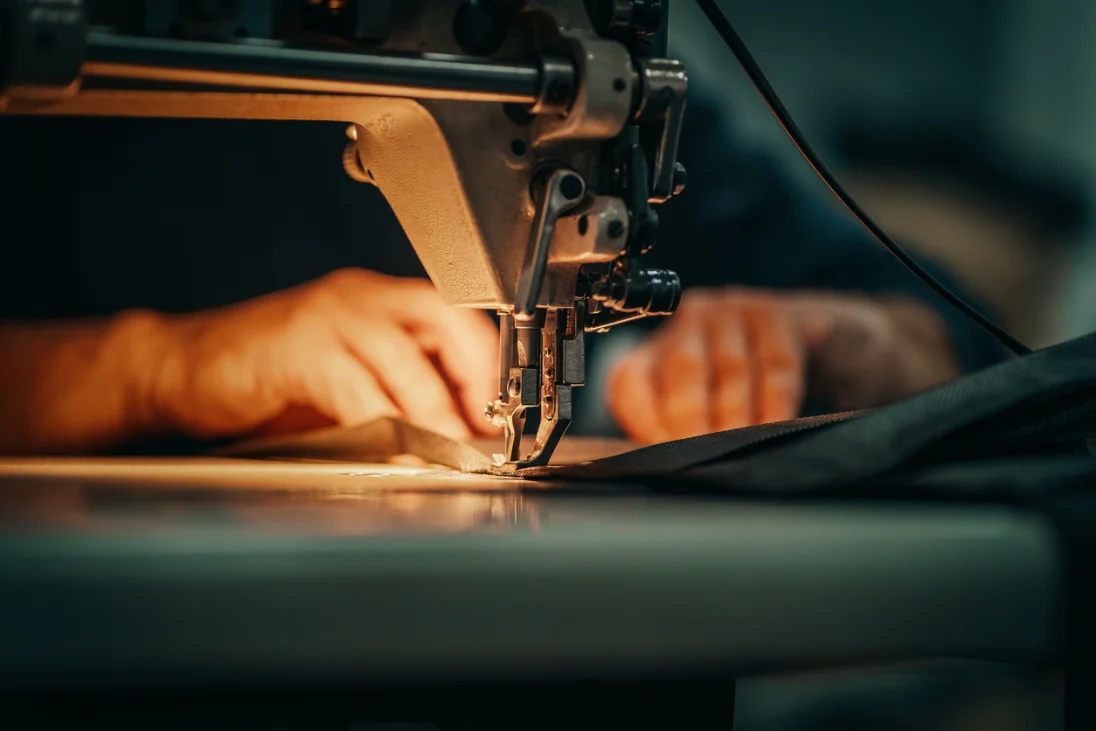 workshops — sewing machine detail / open studio